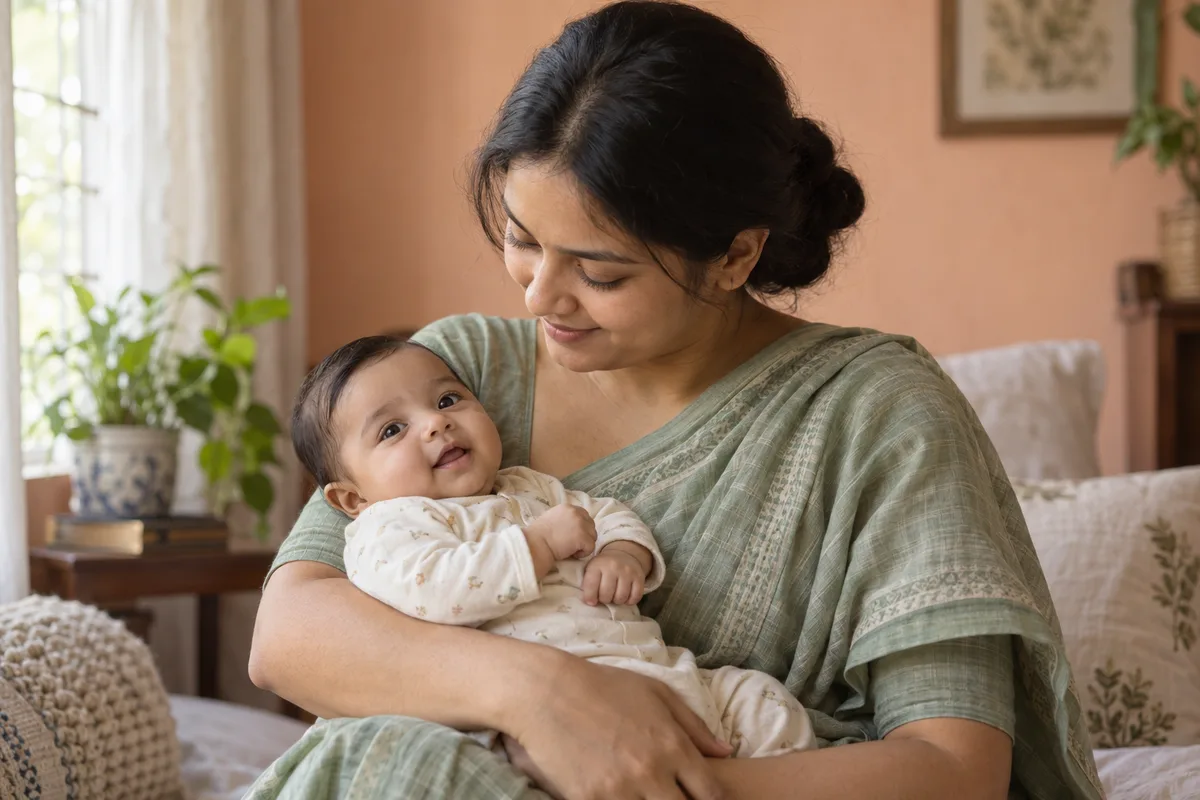 মায়ের কোলে ছোট্ট শিশু—মা ও শিশুর প্রতীকী ছবি